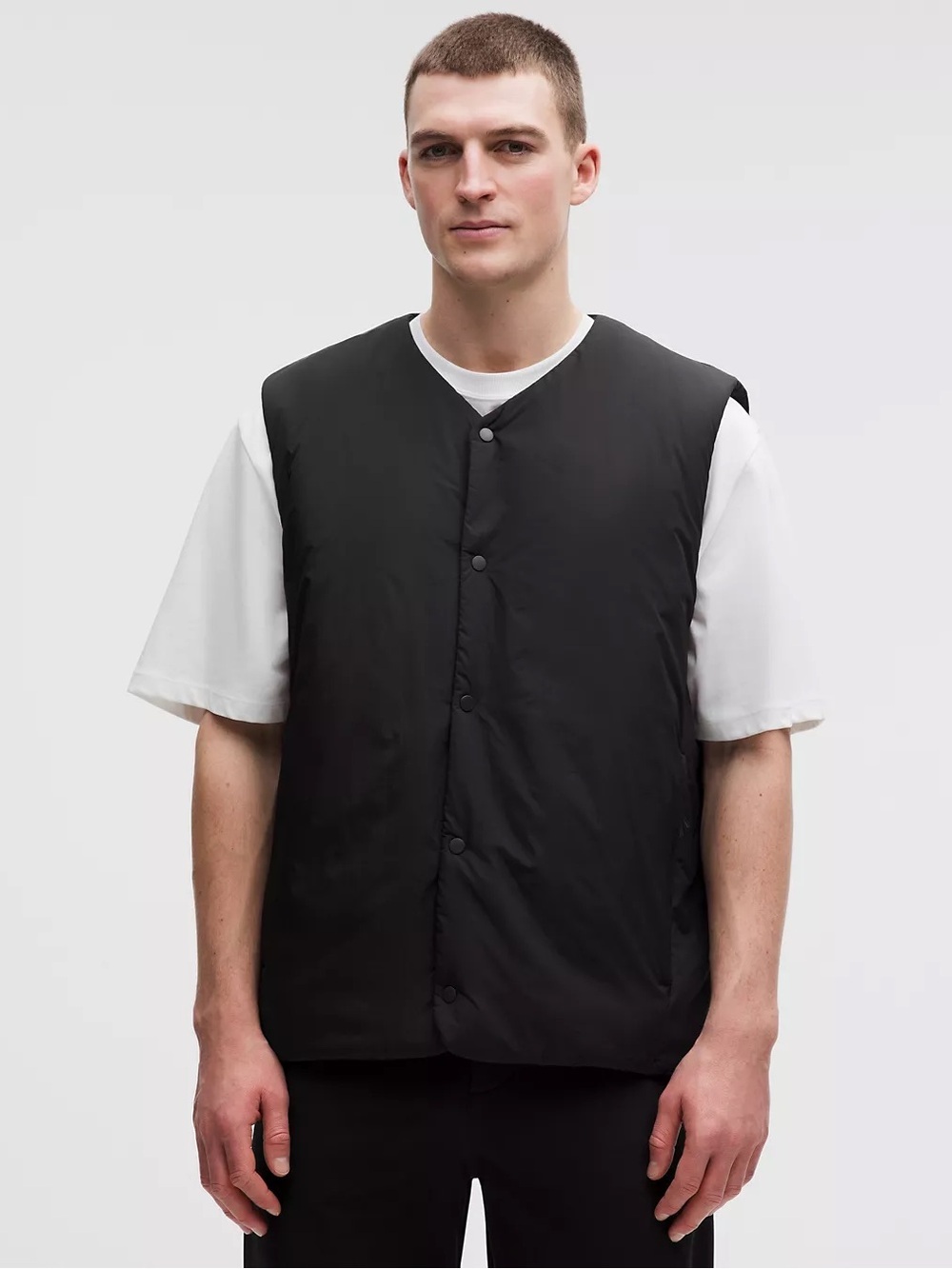 NWT Lululemon ThermoZen Insulated Vest PrimaLoft Gold Super Dark Black XL